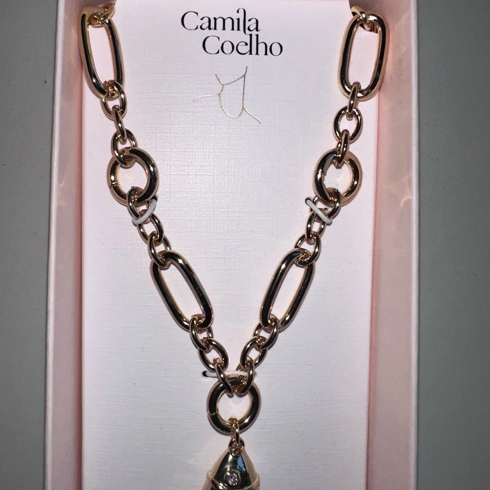 Camila Coelho Gold fish Pendant Necklace - Picture 3 of 4